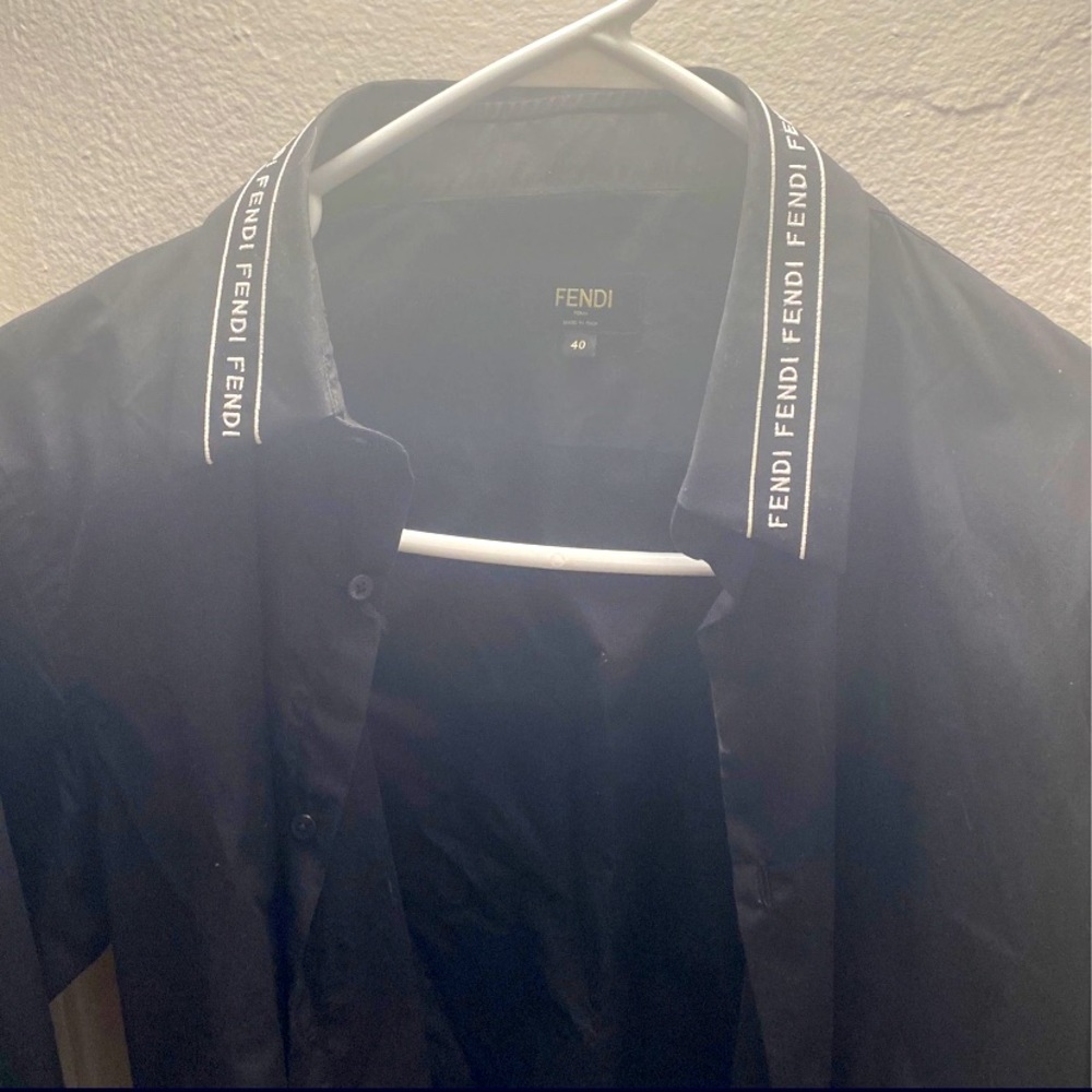 All Black Fendi Long Sleeve